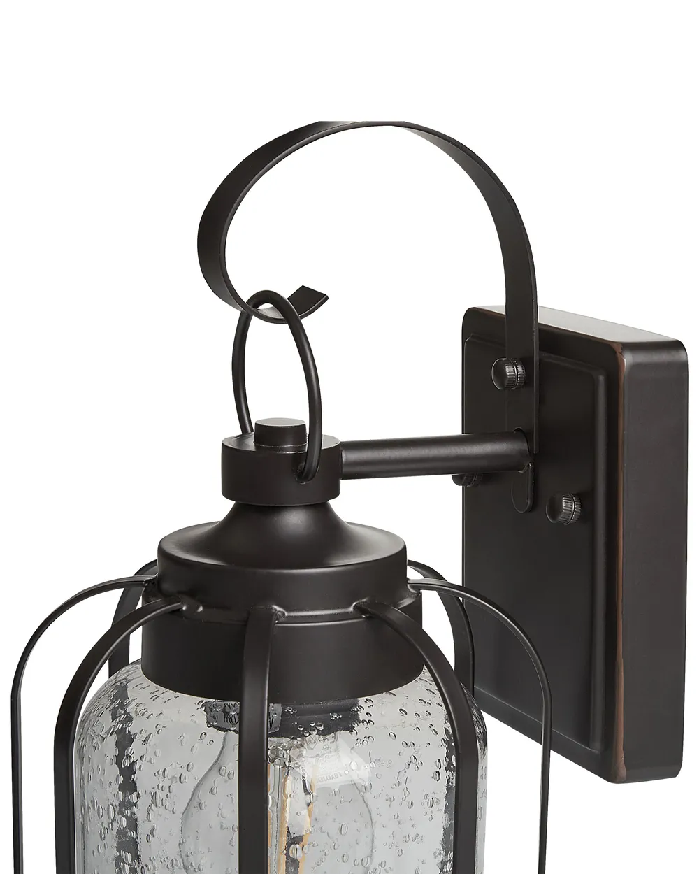 Outdoor Wall Light WOOLER Black_870495