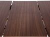 Extending Dining Table 150/190 x 90 cm Dark Wood MADOX_777898