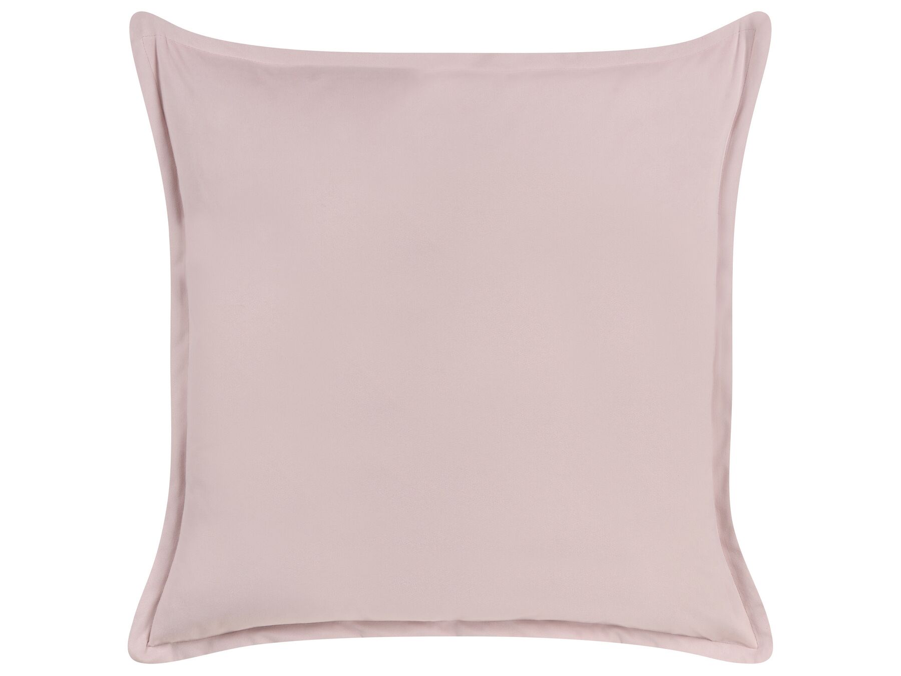 Welurowa poduszka dekoracyjna 60 x 60 cm różowa EUSTOMA_877717