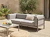 Divano da giardino 2 posti FERRETTI Tortora