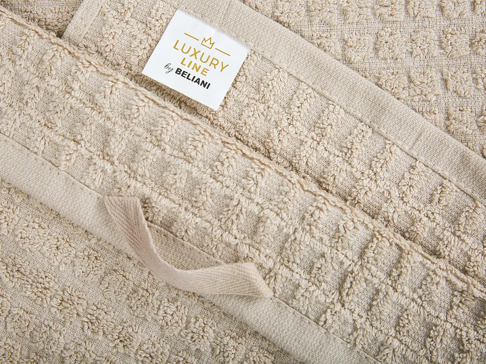Set of 11 Towels ATAI Cotton Beige_801216