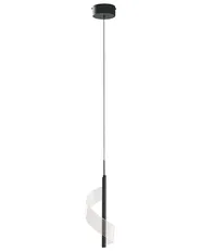 Lampadario a LED SARELA Metallo Nero_1010505