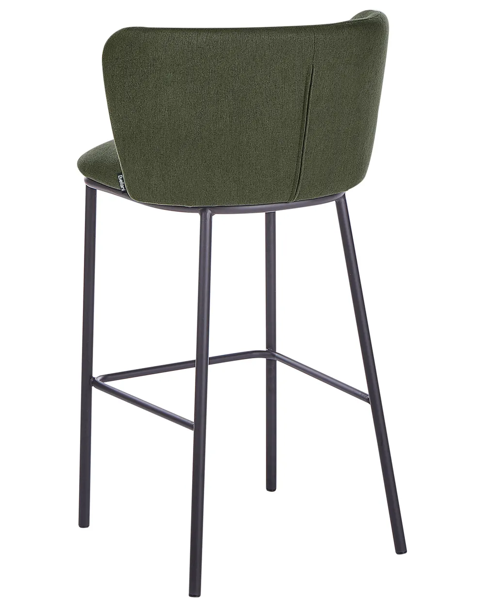 Set Di 2 Sgabelli Da Bar Regolabili In Velluto Verde Scuro – Con Schienale Alto E Poggiapiedi, Rotazione 360° – Altezza 80-101 Cm, Ideali Per Cucina, Pub E Ufficio
