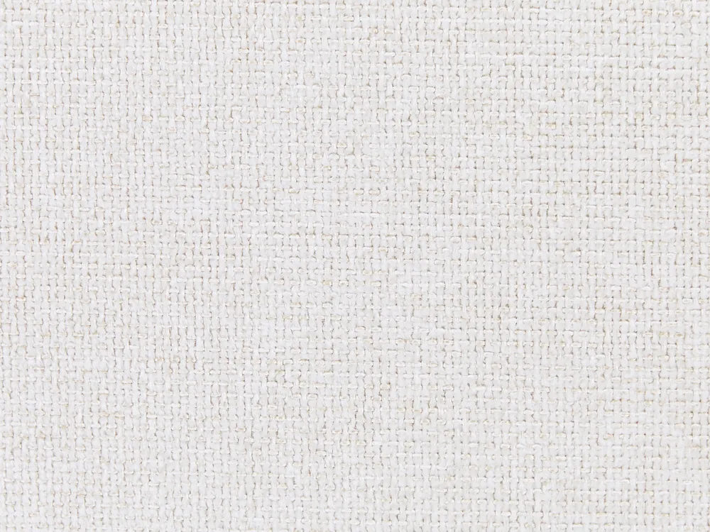 Bett mit Lattenrost Stoff MILLAY 140 x 200 cm Cremeweiß_863288