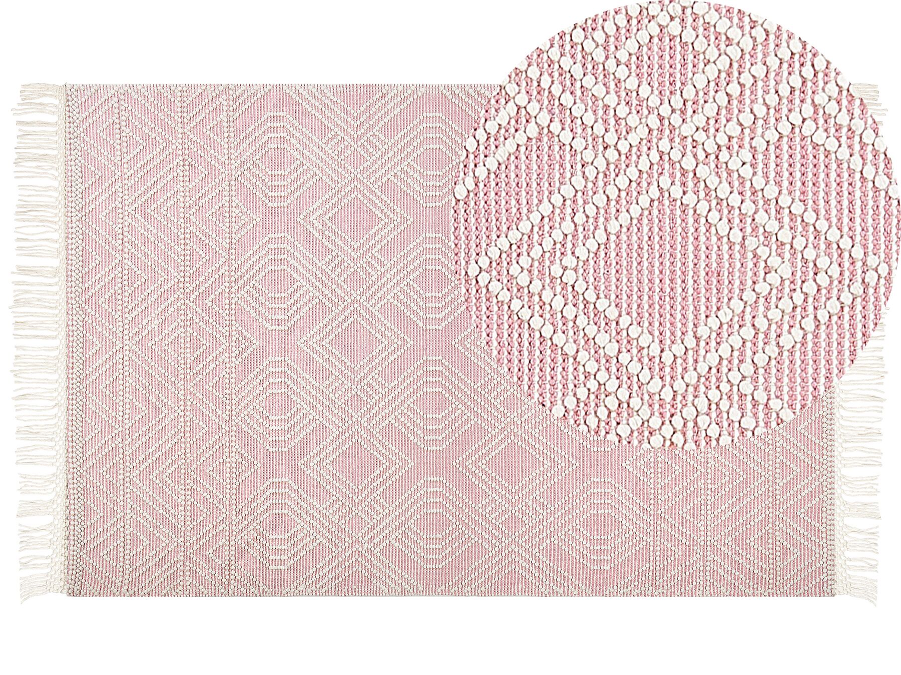 Dywan 200 x 300 cm różowy ADANA_856171