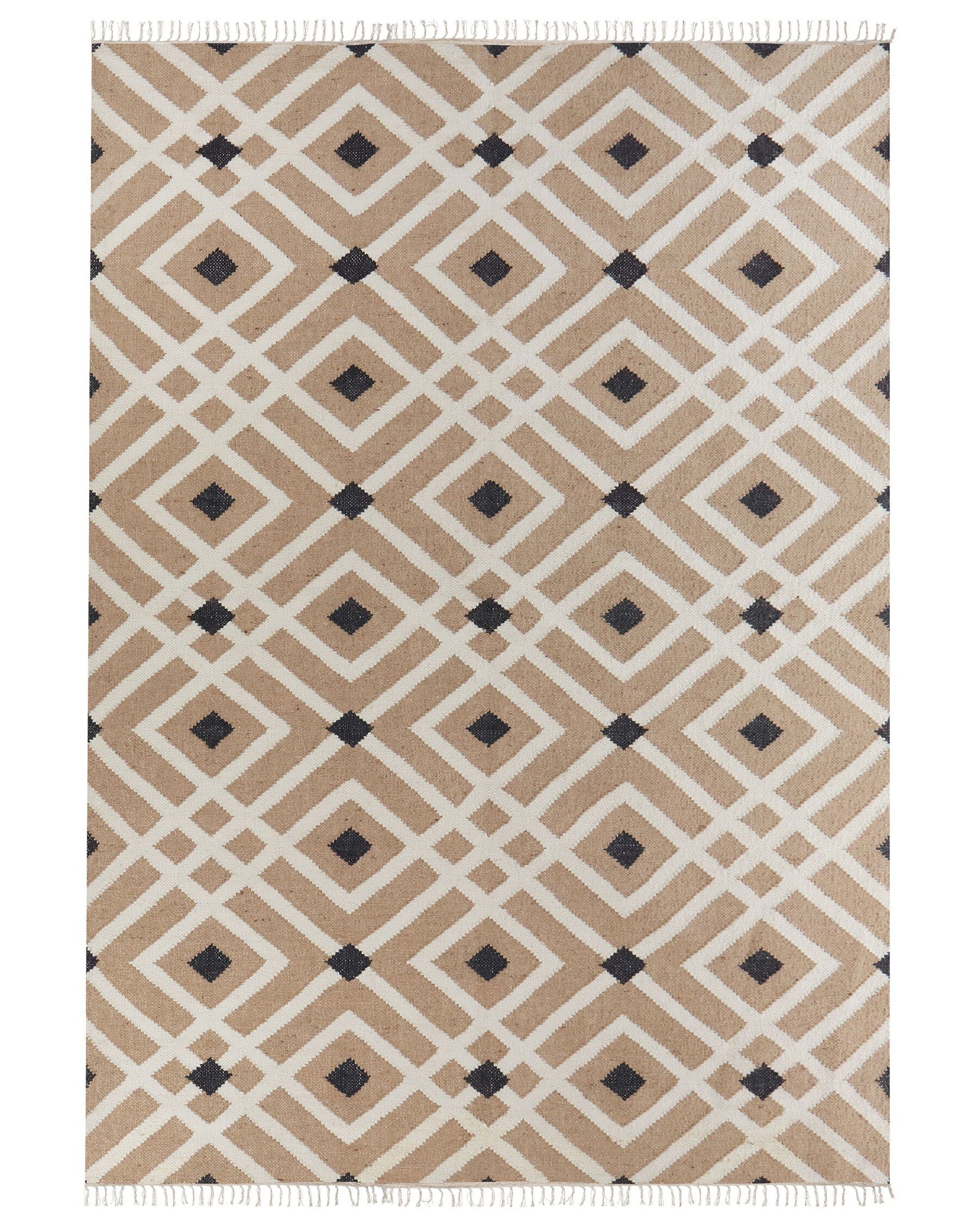 Jutový koberec 200 x 300 cm béžový ESENCIK_887121