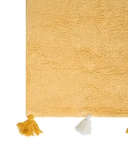 Kids Rug KODINHI  Yellow 140 x 200 cm Cotton_1155146