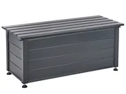 Skrzynia ogrodowa CAMPALTO 113 cm 50 cm Metal Ciemnoszary_937966