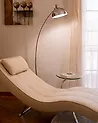 Floor Lamp DINTEL Metal Silver