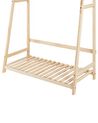 Wooden Clothes Rack Light Wood BAKER_935389