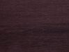 Mesa de cabeceira com 1 gaveta em cor de madeira escura RODES_753923
