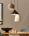 3 Lights Straw Pendant Lamp Multicolour ENDRICK_872889