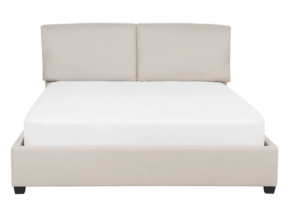 Wasserbett Stoff BELFORT 140 x 200 cm Hellbeige_849950