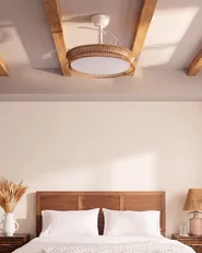Ceiling Fan with Light OLETA with Remote LED White_1124316