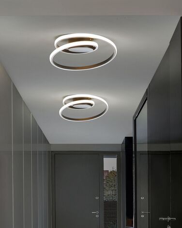 Metal LED Ceiling Lamp Black NARYN