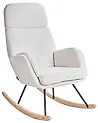 Rocking Chair KVELIA Fabric Off-White