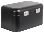4 Piece Bread Bin and Canister Set REVERIE Iron Black_1069579