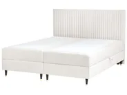 Divan Bed with Storage DAME Velvet Off-White 180 x 200 cm (EU Super King)_1004836