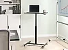 Manual Adjustable Laptop Stand ACADEMIA 65 cm x 48 cm Black