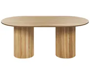 Dining Table SHERIDAN Natural Ash Wood 180 cm 100 cm_868105