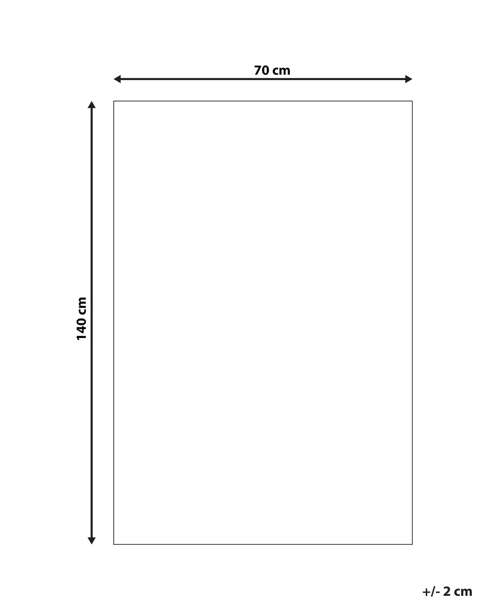 Non-Slip Rug Mat BALAD 70 x 140 cm_677060