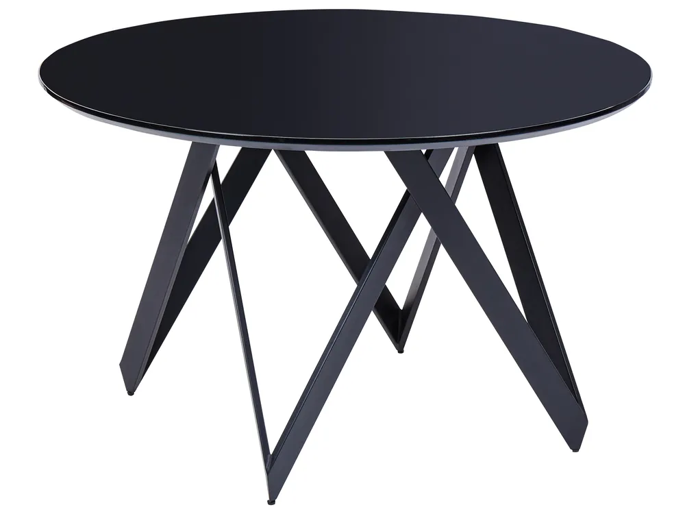 Stół do jadalni OXHILL Czarny 120 cm 120 cm
