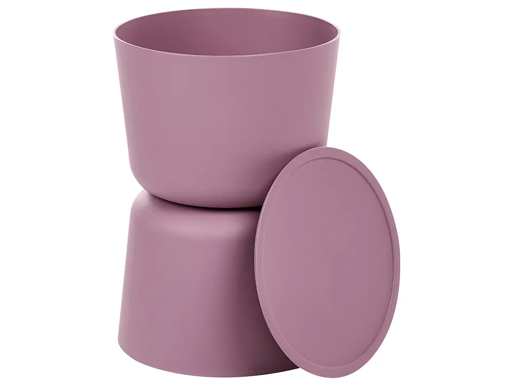 Set of 2 Side Tables with Storage ATACAMA 32/40 cm 32/40 cm Purple Green_1172137