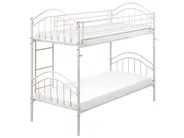 Bunk Bed Metal CHARTRES 90 x 200 cm (EU Single) Beige_1116736