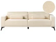 Sofa 3 Seater ANGE Boucle Off-White_941390