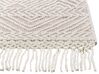Teppich Wolle beige / braun 160 x 230 cm geometrisches Muster KESTEL_855600