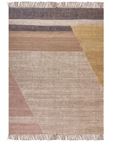 Jutový koberec 160 x 230 cm hnědý SAMLAR