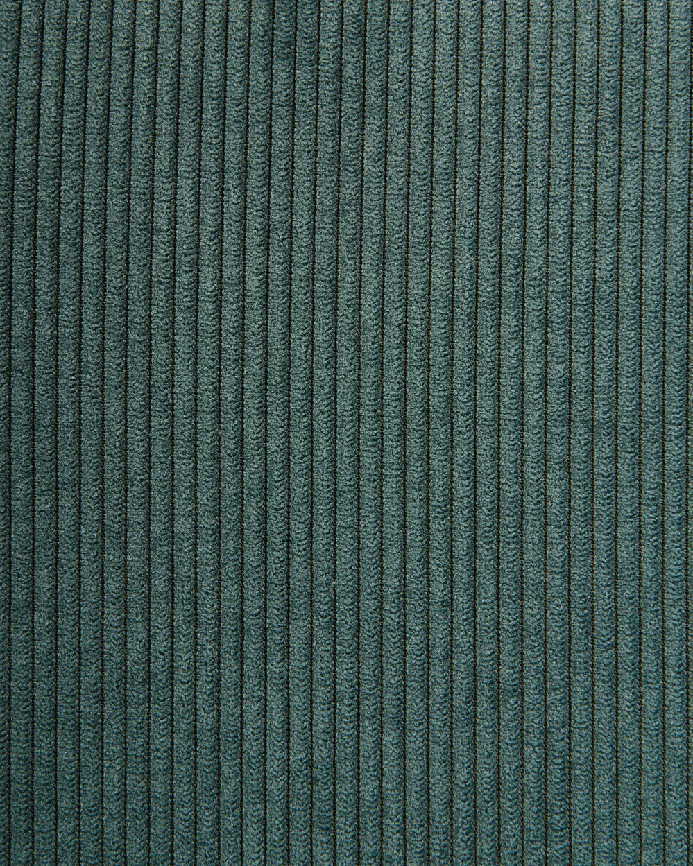 Set of 2 Dining Chairs LOVERNA Corduroy Green_970543