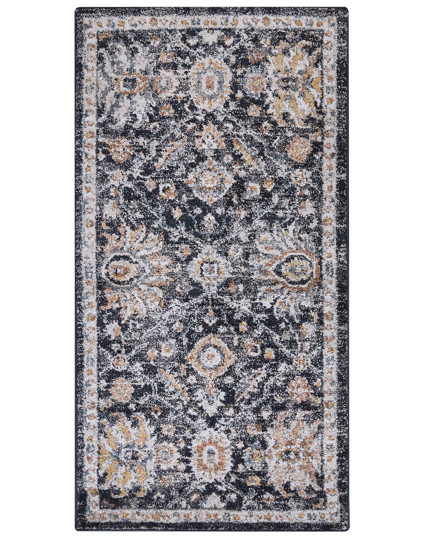 Area Rug 80 x 150 cm Blue and Beige MALISHKA_854897