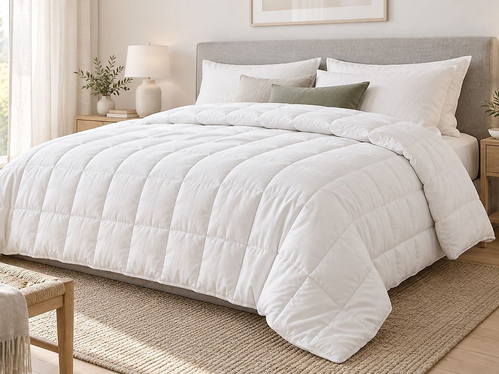 Couette double épaisseur Polyester Toute l'année KORAB 200 x 220 cm