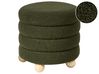 Pouffe CHILLY Boucle Green
