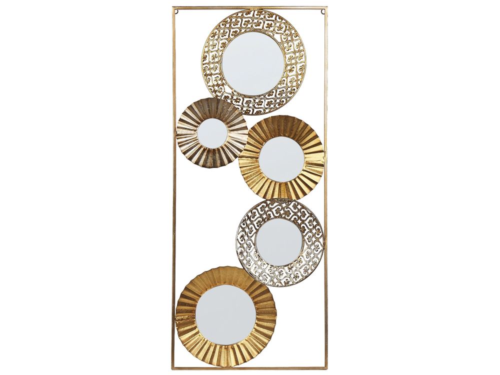 Décoration murale MAICOBA 90 cm Métal Doré