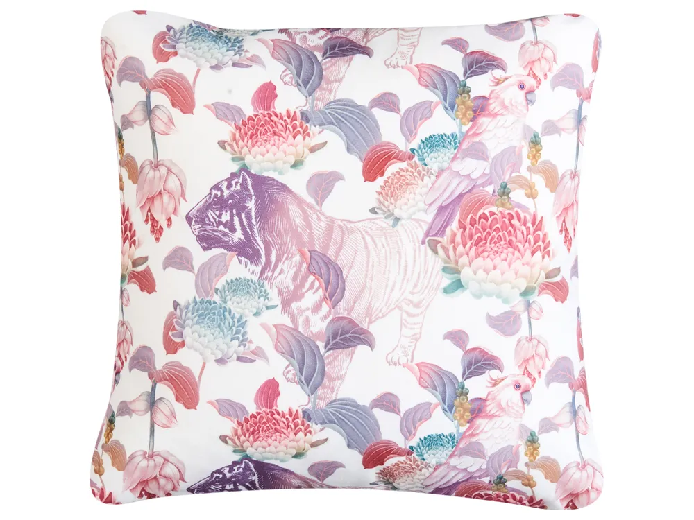 Set of 3 Outdoor Cushions VIVID Floral Pattern Multicolour_979789