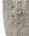 Lampa podłogowa orientalny lampion metalowa srebrna MARINGA_721013