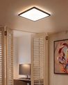 Lampa sufitowa LED TIVORA Z pilotem Ze ściemniaczem Czarny