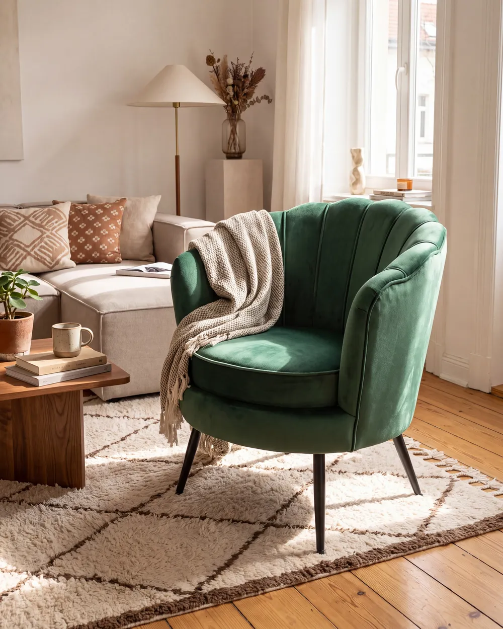 Armchair LOVIKKA Velvet Green_1150996
