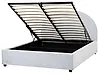 Ottoman Bed VAUCLUSE Chenille Light Blue 140 x 200 cm (EU Double)