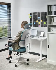 Office Chair VISCOUNT Fabric Blue_979522