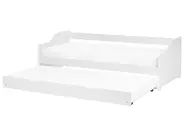 Trundle Bed Pine Wood LUNERAY 90 x 200 cm (EU Single) White_1082515