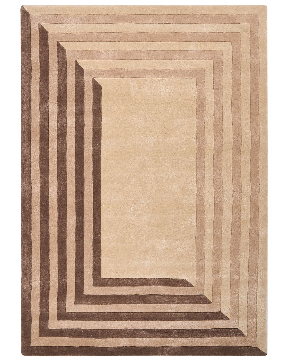 Gulvtæppe SARAI Beige 160 x 230 cm Viskose