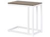 Table d'appoint en jardin 60 x 35 cm bois clair et blanc MESSINA_932109