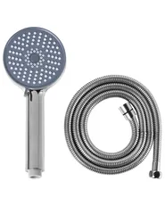 Shower Head and Hose Kit SURIPA 3-function Silver_989137
