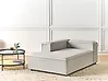 Chaise longue derecha ARDAL Tela Gris claro