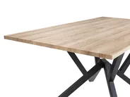 Extending Dining Table ANSELL Light Brown 160/200 cm 90 cm_975542