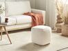 Pouf beige chiaro 40 x 40 x 40 cm ALIPUR_935495