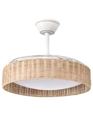Ceiling Fan with Light TOMOKA with Remote LED White_1124191